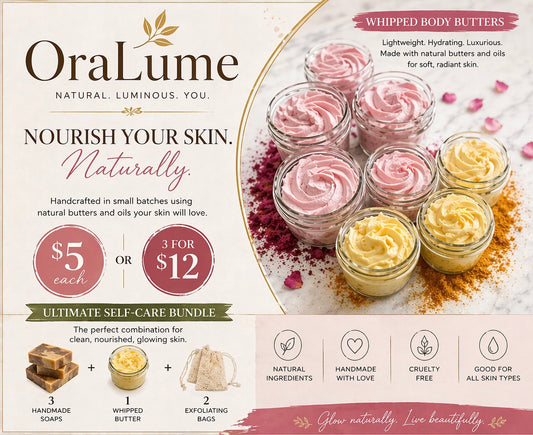 3 variety soap blend bundle W/ Body Butter